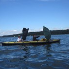 Mit dem Boot unterwegs
