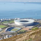 Das WM - Stadion vom Signal Hill fotografiert.