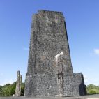 Das Jahrtausenddenkmal auf Mauritius ist aus 1999 Steinen zusammengesetzt.