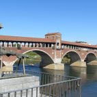 Brücke über den Ticino in Pavia