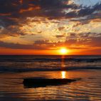 Während an der Westküste von Broome fast täglich ein schöner Sonnenuntergang zu beobachten ist…